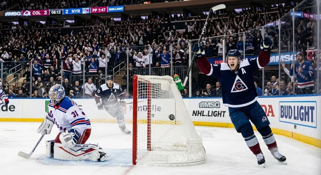 Goal scored during an NHL power play contributing to higher scoring totals