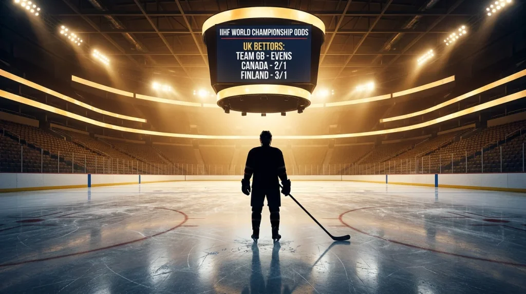 IIHF World Championship hockey betting odds displayed for UK bettors